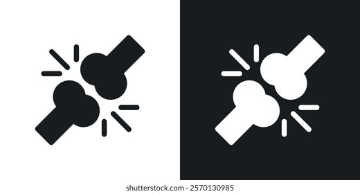 Bones icons in flat syle