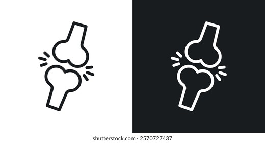 Bones icons set vectors on white background.