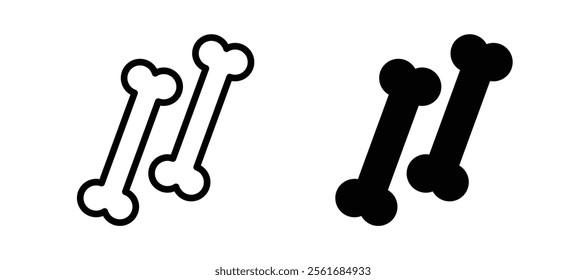 Bones icons for web ui designs