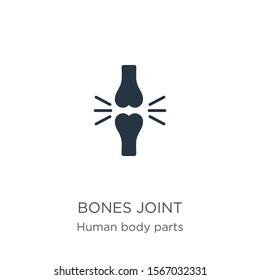 Bones joint icon vector. Trendy flat bones joint icon from human body parts collection isolated on white background. Vector illustration can be used for web and mobile graphic design, logo, eps10