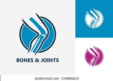 Bones And Joints Logo Template Design Vector, Emblem, Design Concept, Creative Symbol, Icon