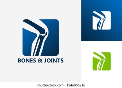 Bones And Joints Logo Template Design Vector, Emblem, Design Concept, Creative Symbol, Icon