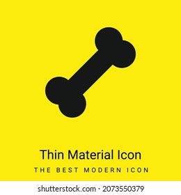Icono mínimo de material amarillo brillante
