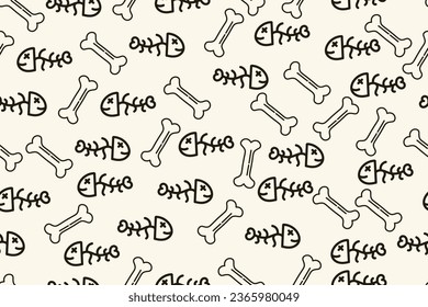 bones seamless pattern eps 10