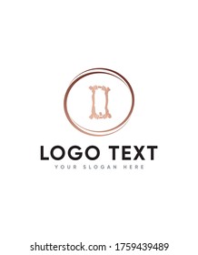 Briefvorlage für den Knochentyp Q Logo, Vektorsymbol für Unternehmen und Firmenidentität 