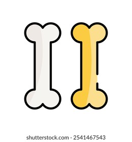 Bones vector icon stock illustration