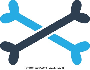 Bones Vector Icon which is suitable for commercial work and easily modify or edit it
