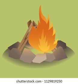 Bonfire cartoon image