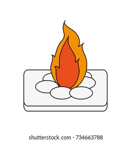 bonfire fire icon image