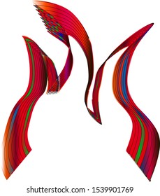 
bonfire with gradients vector illustration