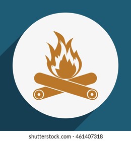 Bonfire icon.
