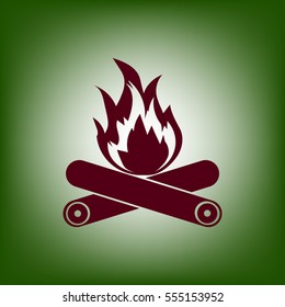 Bonfire icon.