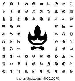 Bonfire icon illustration isolated vector sign symbol. entertainment icons vector set.