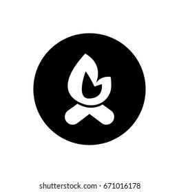 bonfire icon illustration isolated vector sign symbol