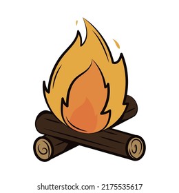 Feuerlöschsymbol auf weißem Hintergrund