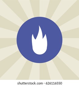 bonfire icon. sign design. background