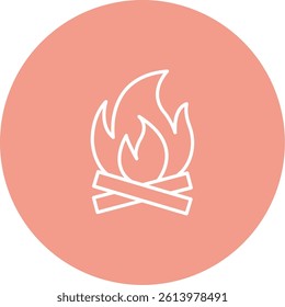Bonfire Icon Symbol Art Sign