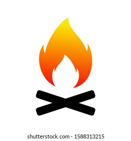 Bonfire Icon, Bonfire vector design