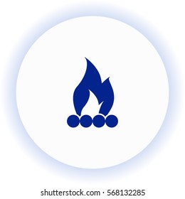 Bonfire  icon. Vector design.