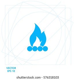 Bonfire  icon Vector design.