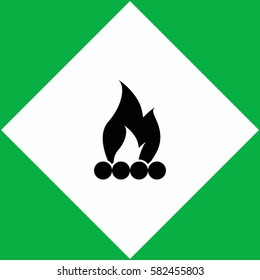 Bonfire  icon Vector design.