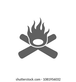 Bonfire icon vector. Symbol for your web site design, logo, app, UI. Vector illustration, EPS