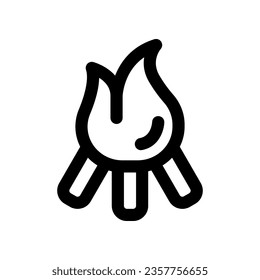 bonfire icon. vector icon for your website, mobile, presentation, and logo design.