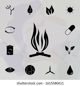 Bonfire icon. Web icons universal set for web and mobile