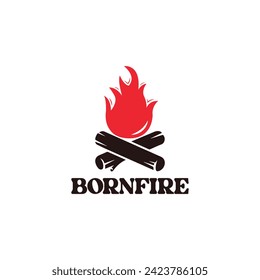 Bonfire logo design logo vintages