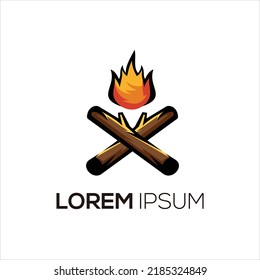 Bonfire Logo, Vektorgrafik-Design