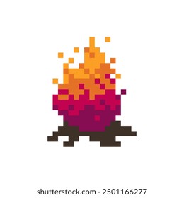 bonfire pixel art for your needs