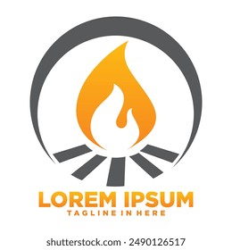 bonfire that you can use for logos, icons and symbols on banners