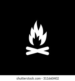 Bonfire   - vector icon