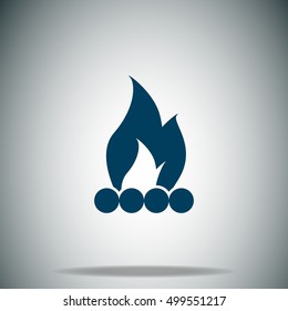 Bonfire vector icon