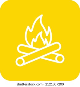 Bonfire Vector Icon Design Illustration