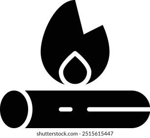 Bonfire Vector Icon Design Illustration