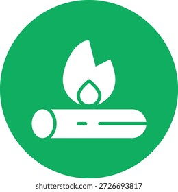 Ilustração de design de ícone de vetor da fogueira
