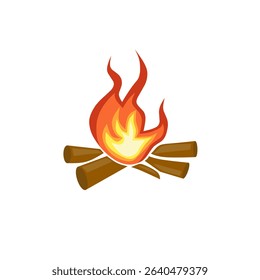 bonfire vector,simple bonfire icon,fire icon 
