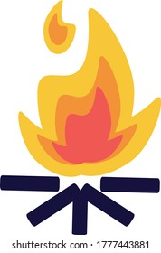 Incendios mientras acampan en las montañas