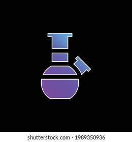 Icono de vector de gradiente azul