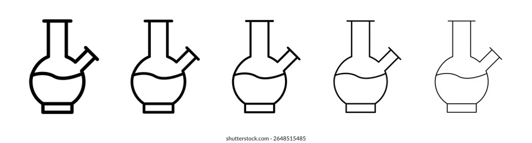 Icono de Bong llenado concepto de signo plano para el Diseño web.