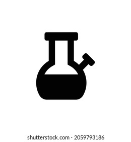 bong Icon. Flaches Design einzeln auf weißem Hintergrund. Vektorgrafik
