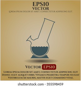 Bong Marijuana Symbol Vektorgrafik