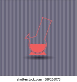 Icono de Bong Of Marijuana Icono ilustración vectorial