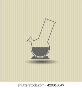 bong of marijuana icon vector symbol flat eps jpg app