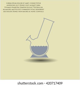 bong of marijuana icon vector symbol flat eps jpg app