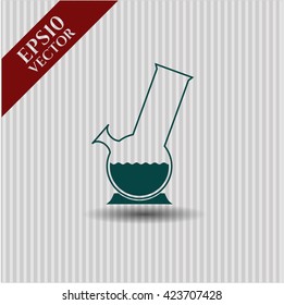 bong of marijuana icon vector symbol flat eps jpg app