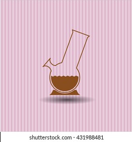 bong of marijuana icon vector symbol flat eps jpg app