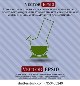 Bong Of Marijuana vector icon