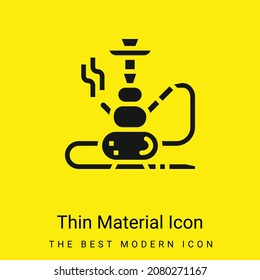 Bong minimal bright yellow material icon